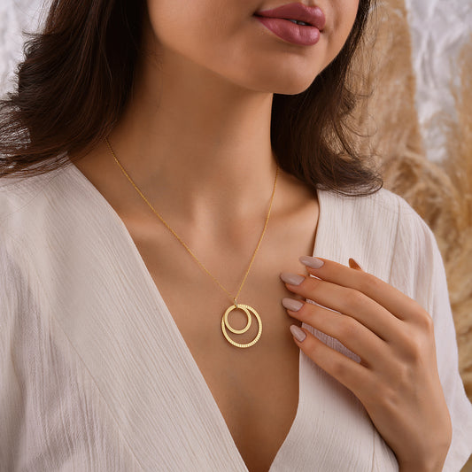 Circle in Circle Necklace